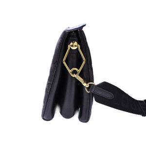 Louis Vuitton Coussin white black bag lambskin leather Monogram chain embossed
